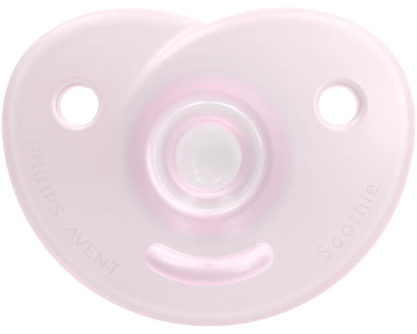 Smoczek Philips Avent Soothie 0-6m 2 szt Różowy SCF099/22 (8710103991625) - obraz 4