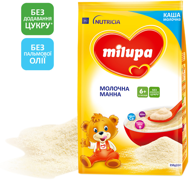 Молочна каша Milupa Манна 210 г (5900852930096) - зображення 1