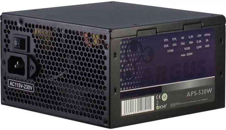 Zasilacz Inter-Tech Argus APS-520 W (88882117) - Zdjęcie 1 Zasilacz Inter-Tech Argus APS-520 W (88882117) - obraz 1