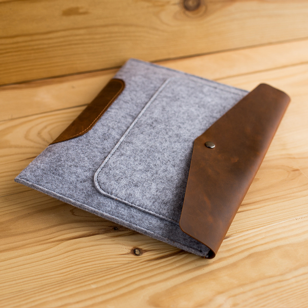 Кожаный чехол для ноутбука с подкладкой из фетра «Мерилэнд» Maryland – slep-kostroma.ru