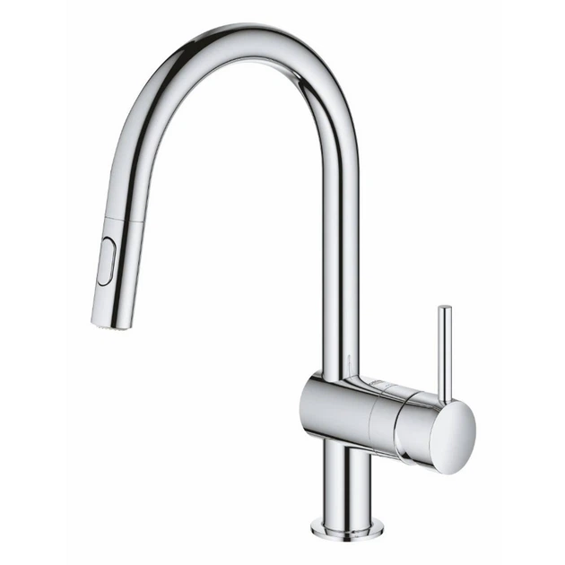 Смеситель для кухни с выдвижным изливом Grohe Minta 32321002 - изображение 2