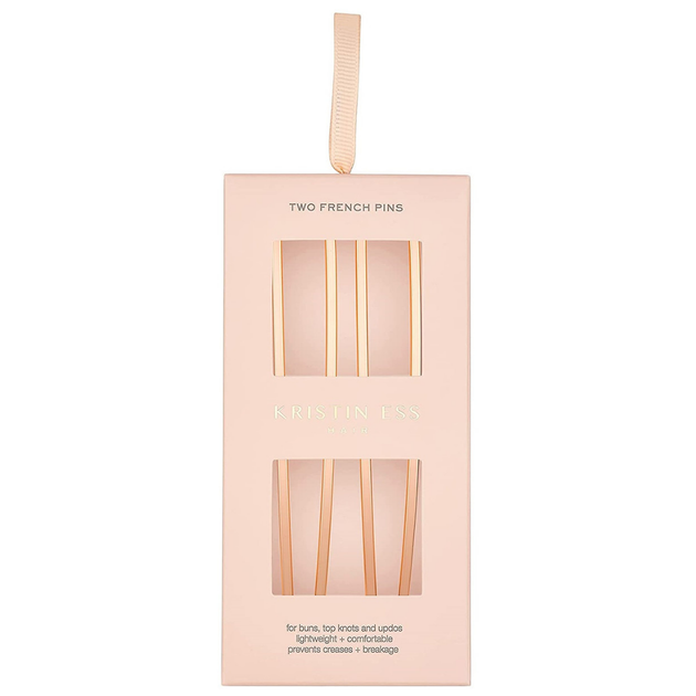 Комплект французских шпилек для волос Kristin Ess French Pin Set Rose Gold - Фото 1 Комплект французских шпилек для волос Kristin Ess French Pin Set Rose Gold - изображение 1