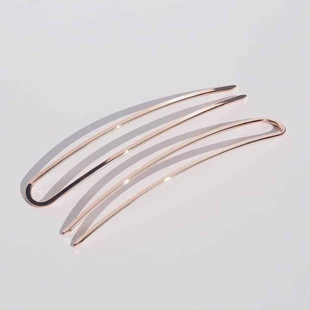 Комплект французских шпилек для волос Kristin Ess French Pin Set Rose Gold - Фото 2 Комплект французских шпилек для волос Kristin Ess French Pin Set Rose Gold - изображение 2