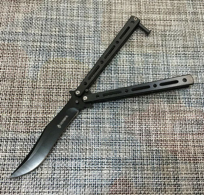 Складной нож с клинком BR Balisong Special Series B330R Антибликовый 22см (BR000BAK33X3) - изображение 1
