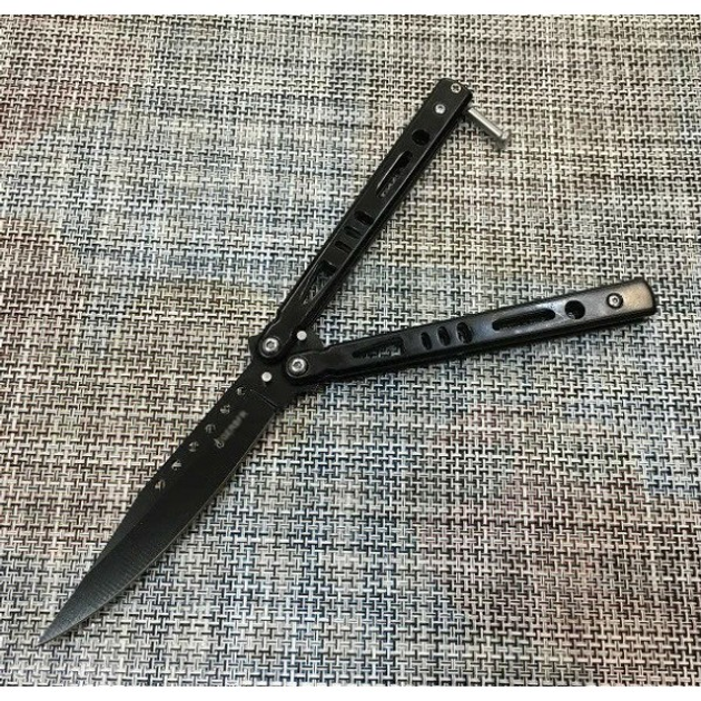 Складной нож с клинком BR Balisong Special Series B320R Антибликовый 21,5см (BR000BAK32X3) - изображение 1