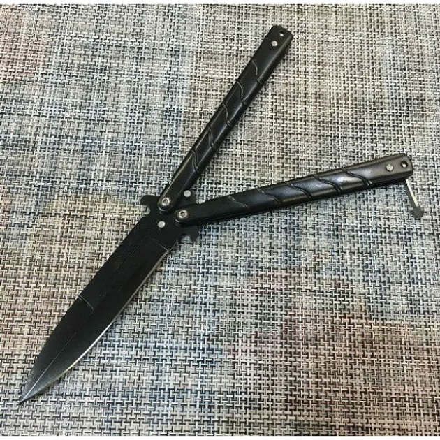 Складной нож с клинком BR Balisong Special Series B500R Антибликовый 22,5см (BR000BAK50X3) - изображение 1