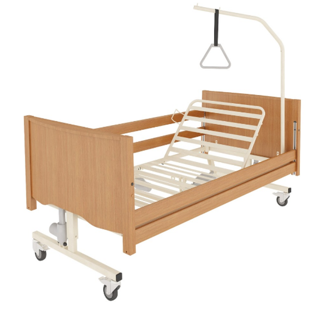 Реабілітаційна медична ліжко Reha-bed TAURUS lux з металевими ламелями - зображення 1