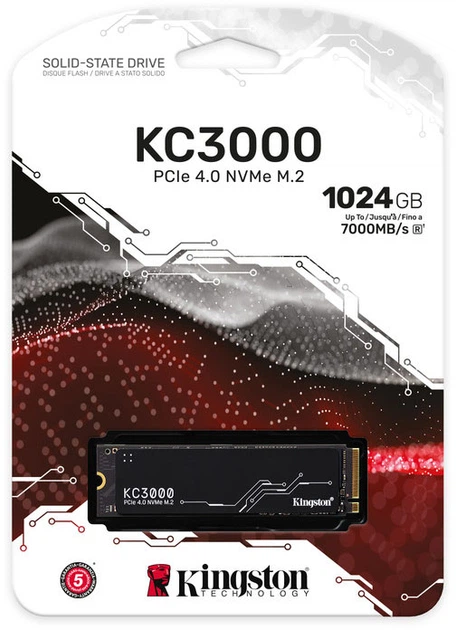 Kingston SSD KC3000 1TB M.2 2280 NVMe PCIe Gen 4.0 x4 3D TLC NAND (SKC3000S/1024G) - зображення 10