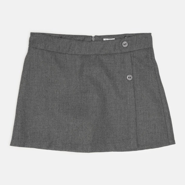 Подростковые шорты-юбка для девочки Bembi UB107-X00 146 см Серая - Фото 1 Подростковые шорты-юбка для девочки Bembi UB107-X00 146 см Серая - изображение 1