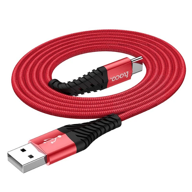 Кабель HOCO COOL DATA CABLE X38 TYPE C Червоний (zx-7436) - Фото 4 Кабель HOCO COOL DATA CABLE X38 TYPE C Червоний (zx-7436) - изображение 4