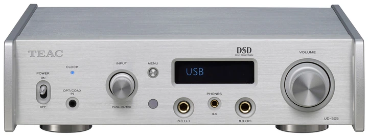 фото ЦАП з підсилювачем для навушників Teac UD-505-X Silver