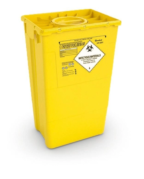 EVO 60 DUO, контейнер для сбора медицинских и биологических отходов (60 л) - зображення 1