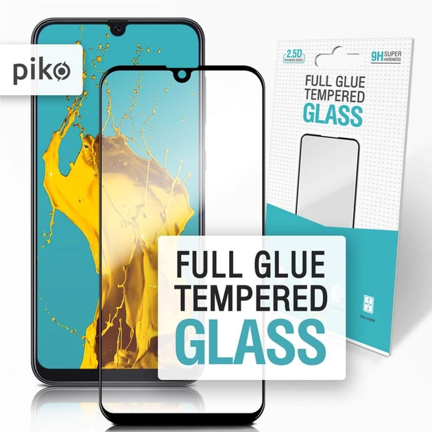 Защитное стекло Piko Full Glue для Samsung Galaxy A50 Black (1283126492198) - изображение 2
