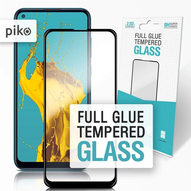 Защитное стекло Piko Full Glue для Samsung Galaxy M11 Black (1283126501135) - изображение 2