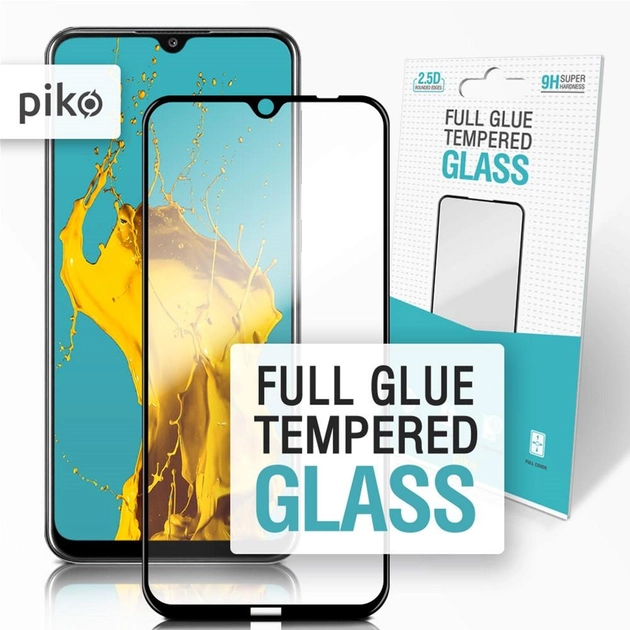 Защитное стекло Piko Full Glue для Xiaomi Redmi Note 8 Black (1283126496134) - изображение 2