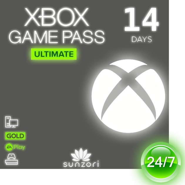 Xbox Game Pass Ultimate 14 дней Xbox One Series и Windows 10 подписка для всех регионов и