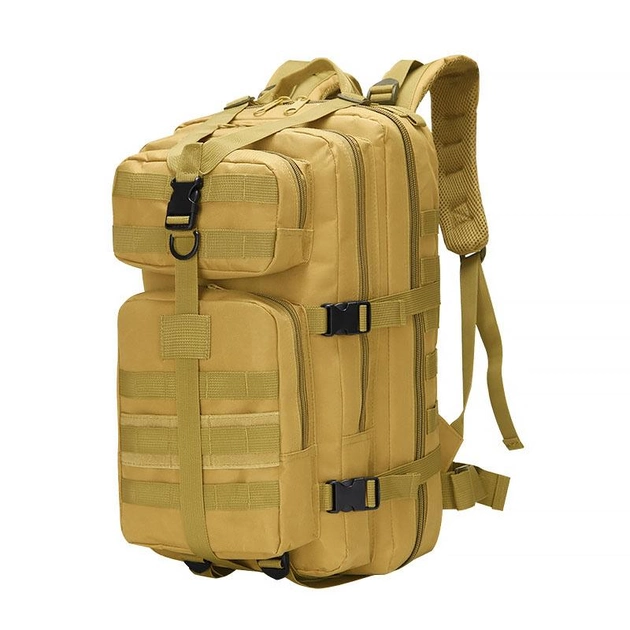 Рюкзак тактичний AOKALI Outdoor A10 35L військовий Sand - зображення 1