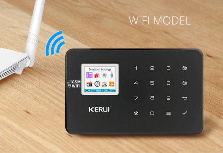 Комплект сигнализации Kerui Wi-Fi W18 Pro для 3-комнатной квартиры черная - изображение 4