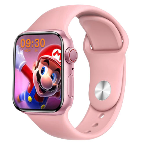 Смарт-годинник Smart watch M26 Pro, 44mm Pink ( бездротова зарядка, сповіщення, дзвінки, голос виклик) - Фото 2 Смарт-годинник Smart watch M26 Pro, 44mm Pink ( бездротова зарядка, сповіщення, дзвінки, голос виклик) - зображення 2