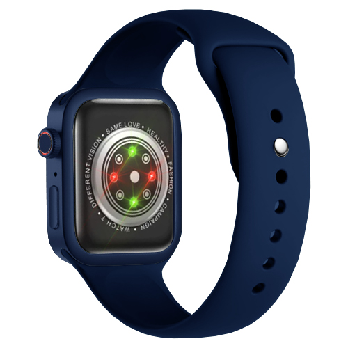 NEW Смарт-годинник Smart watch Series 7 Z36 Blue (сповіщення, дзвінки, голос виклик. бездротова зарядка) - зображення 5