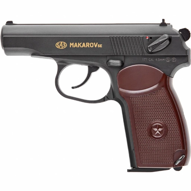Пневматичний пістолет SAS Makarov SE кал. 4.5 мм (IBKCMD440AZB) - зображення 1