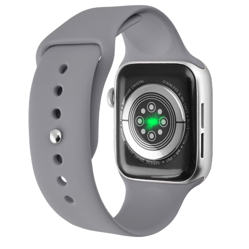 Cмарт-часы Smart Watch Series 6 HW22 Plus серебро (уведомления, звонки, голос вызов, беспроводная зарядка) - изображение 4