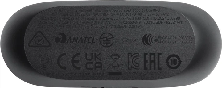 Słuchawki JBL Wave 100 TWS Czarne (JBL-WAVE100-BT) - obraz 9