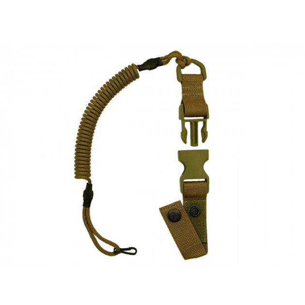 Тренчик с фастексом - быстросъемный, страховочный шнур, тренчик-фастекс (паракорд, цвет койот) - изображение 1