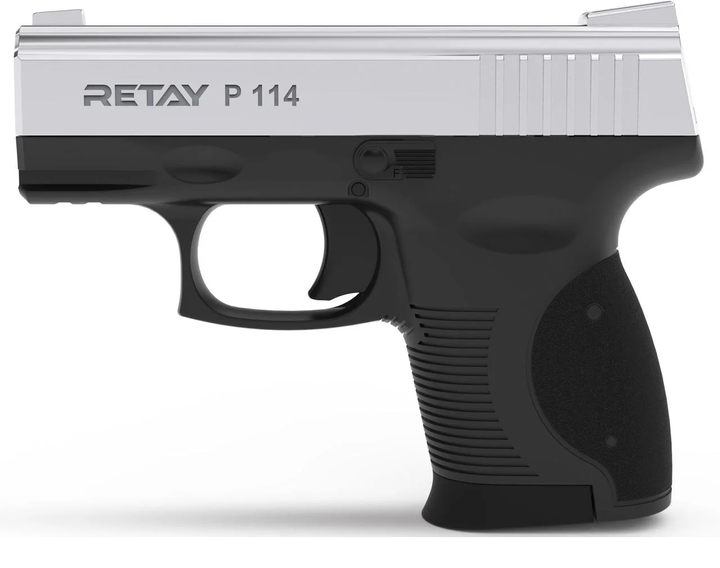 Стартовый (сигнальный) пистолет Retay P114 Nickel - зображення 1