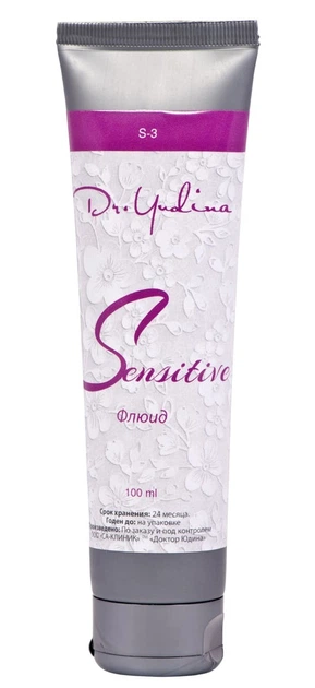 ФЛЮЇД ДЛЯ ЧУТЛИВОЇ ШКІРИ SENSITIVE DR.YUDINA 100мл - Фото 1 ФЛЮЇД ДЛЯ ЧУТЛИВОЇ ШКІРИ SENSITIVE DR.YUDINA 100мл - зображення 1