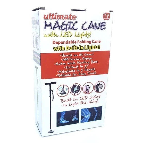 Универсальная шарнирная сборная трость Ultimate Magic Cane с подсветкой - изображение 11