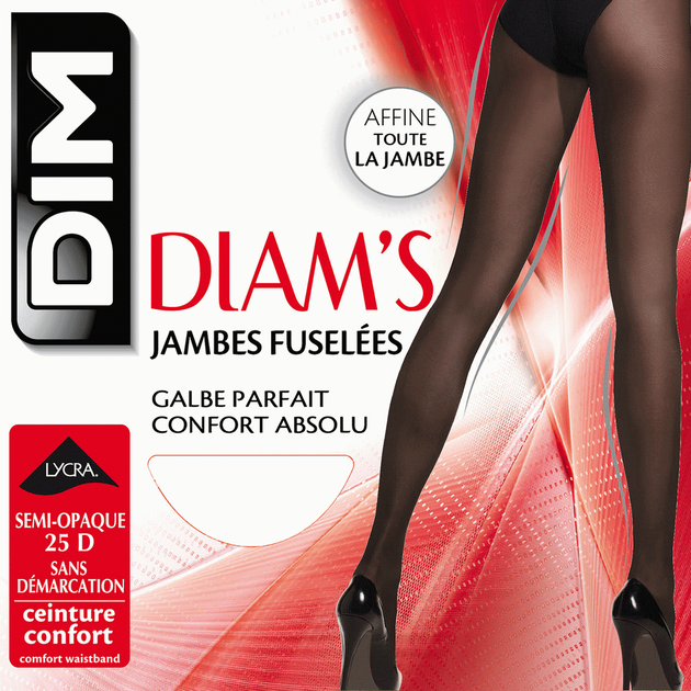 Колготки DIM 1142 25 Den Noir 1 р Черные (827a5201) - Фото 3 Колготки DIM 1142 25 Den Noir 1 р Черные (827a5201) - изображение 3