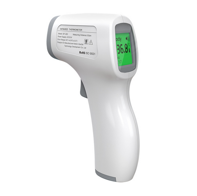 Бесконтактный инфракрасный термометр для тела и поверхностей Non-contact Infrared Thermometer GP300 - зображення 2