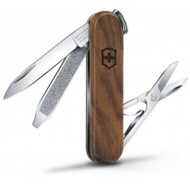 Складной нож Victorinox CLASSIC SD WOOD 0.6221.63B1 - зображення 2