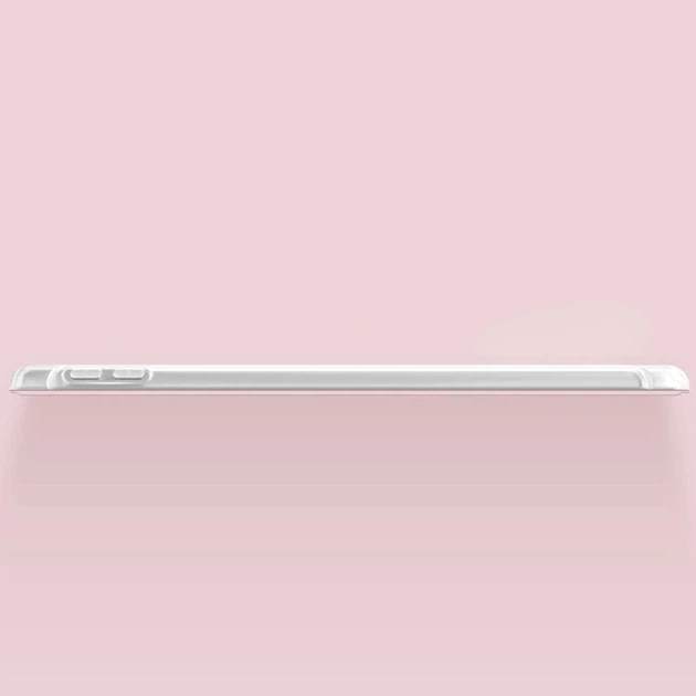 Силиконовый чехол обложка Transparent + Pencil Holder BBM1 для iPad 10.2" 2019/2020/2021 Розовый - изображение 7