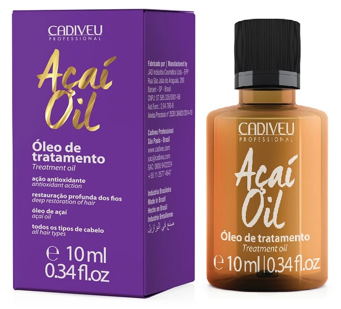 Масло Асаї CADIVEU ACAI OIL 10 мл - Фото 2 Масло Асаї CADIVEU ACAI OIL 10 мл - зображення 2