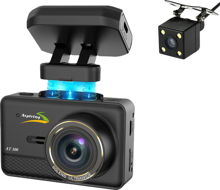 Відеореєстратор Aspiring AT300 Dual, Speedcam, GPS (AT555412) - зображення 4