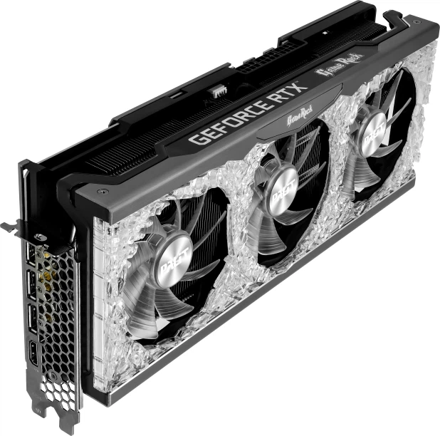 Видеокарта Palit PCI-Ex GeForce RTX 3080 GameRock LHR 10GB GDDR6X