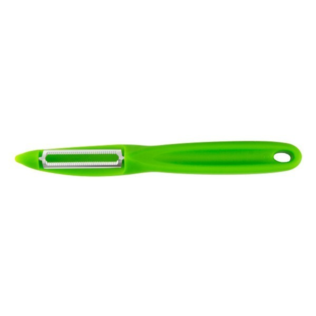 Victorinox 7.6075.4 8 5/16 Green Straight Vegetable Peeler with