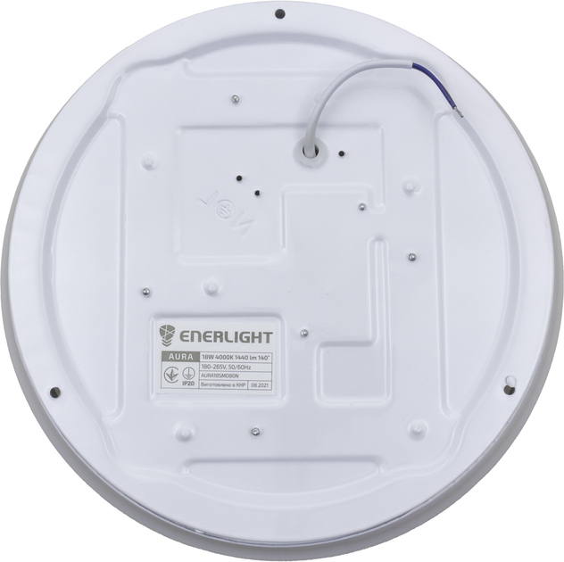 Світильник стельовий світлодіодний Enerlight AURA 18 Вт 4000 К (AURA18SMD80N) - зображення 5