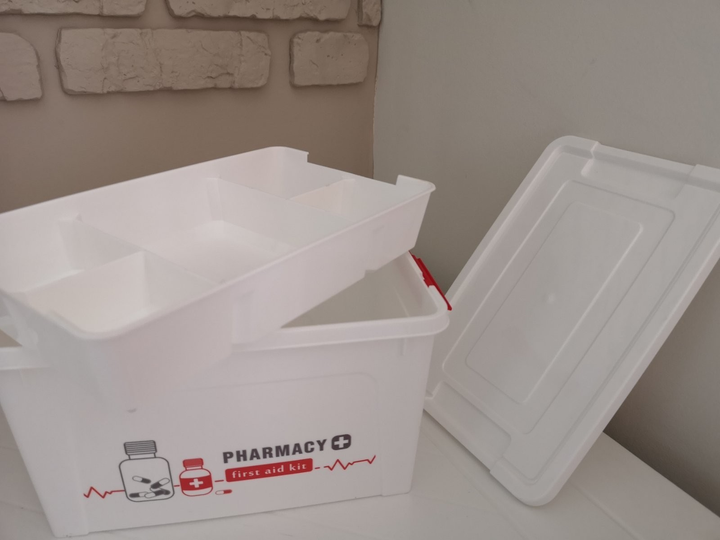 Контейнер Алеана Smart Box с органайзером "Аптечка" 7,9л для хранения медикаментов белый - изображение 2
