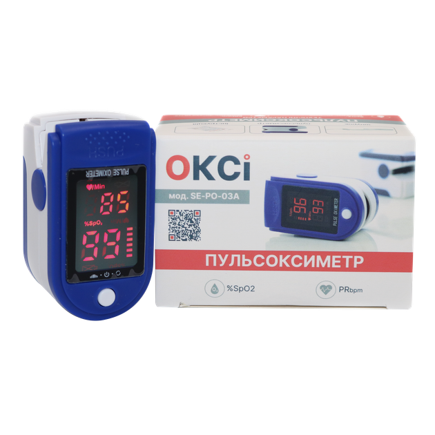 Пульсоксиметр EximLab Pulse Oximeter OKCI (SE-PO-03A) - зображення 1