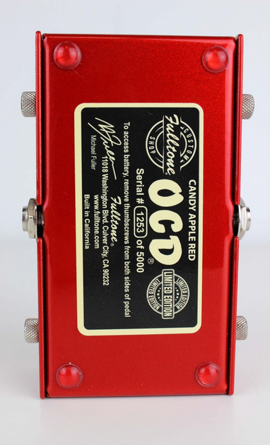 Овердрайв Fulltone Custom Shop Limited Edition CANDY APPLE