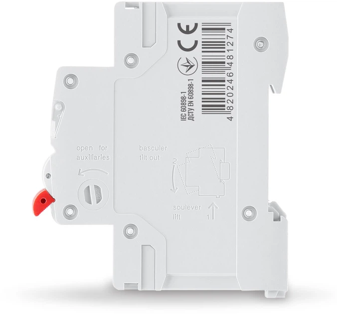 Автоматический выключатель VIDEX RS4 Resist 3п 6А 4.5кА тип С (VF-RS4-AV3C06) - изображение 3