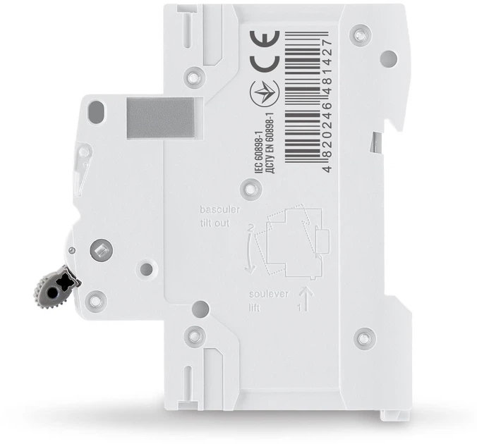 Автоматический выключатель VIDEX RS6 Resist 1п 40А 6кА тип С (VF-RS6-AV1C40) - изображение 3