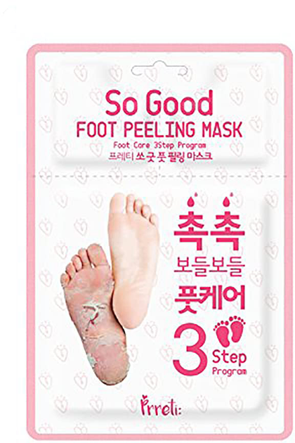 Пилинг носочки для ног Prreti So Good Foot Peeling Mask 3-Step Program ...