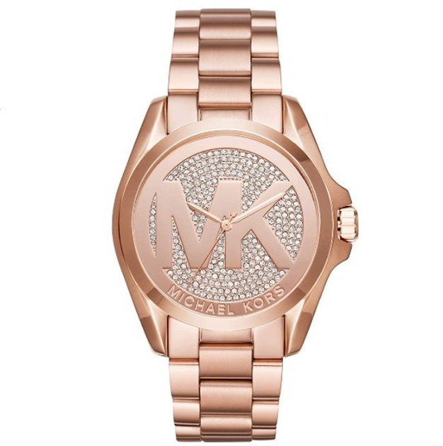 michael kors rose gold watch diamond face