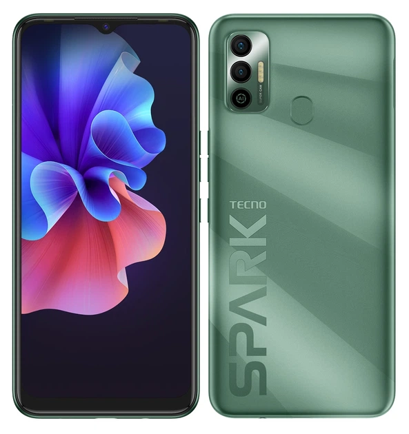 Смартфон TECNO Spark 7 (KF6n) 4/64Gb NFC Dual SIM Spruce Green (4895180766404) - зображення 4