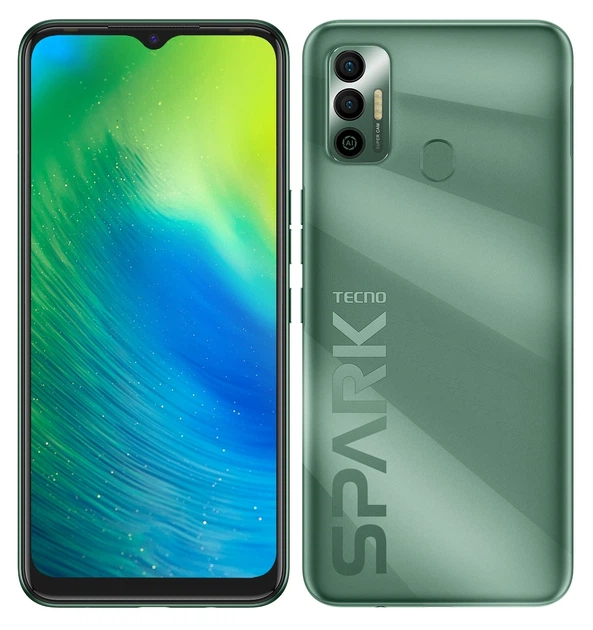 Смартфон TECNO Spark 7 (KF6n) 4/64Gb NFC Dual SIM Spruce Green (4895180766404) - зображення 3