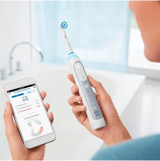 Электрическая зубная щетка Oral-B Genius 8000 Silver